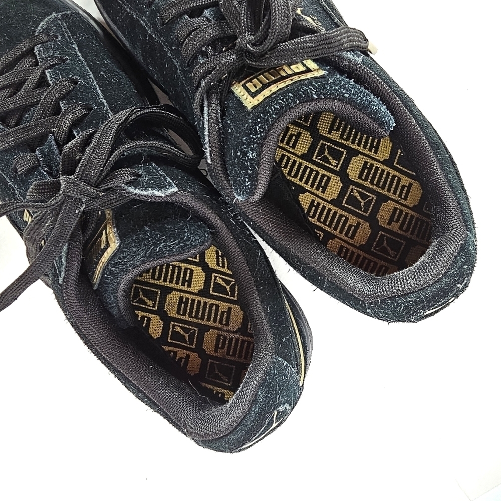 Puma Black Suede Sneakers - Picture 10 of 11
